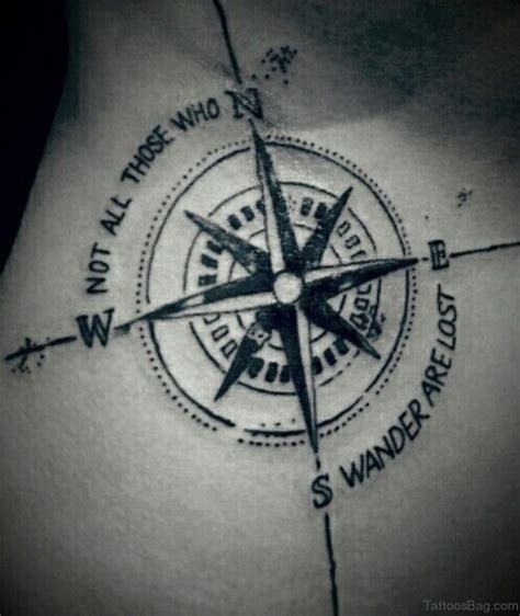 63 Elegant Compass Tattoos For Shoulder Tattoo Designs
