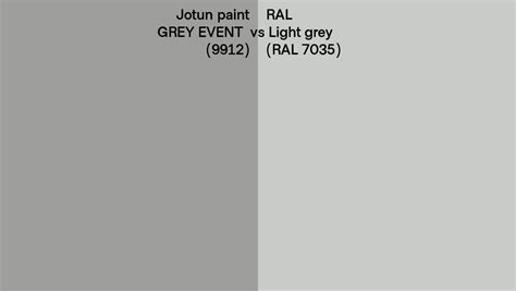 Jotun Paint Grey Event Vs Ral Light Grey Ral Side By Side