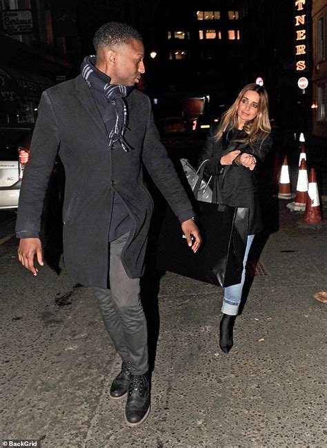 Louise Redknapp Cosies Up To Mystery Man As They Hold Hands On Evening