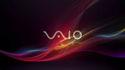 Sony Vaio Logo Wallpaper Colorful Shapes Digital Art Abstract