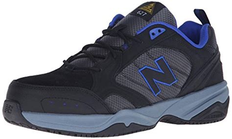 New Balance Steel Toe 627 Suede Cross Trainer Shoe In Black For Men Lyst