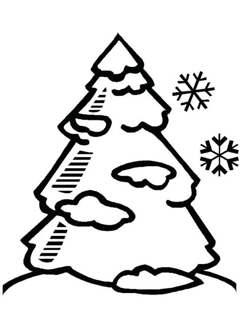Coloring Pages Of Pine Trees At Free Printable