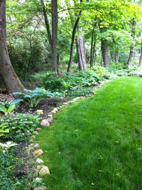 Not only does doing it yourself save you money, it forges an. My side yard and landscaping next to woods! | Wooded ...