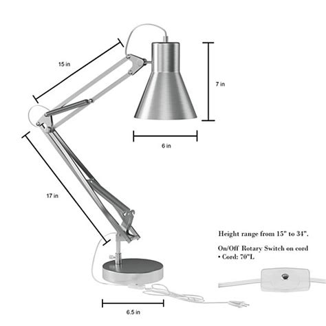Buy Architect Desk Lamp Led Task Light With Adjustable Swing Arm For