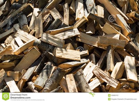 Pile Of Chopped Fire Wood Stock Photo Image Of Chopped 55682412