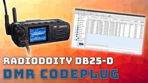 Radioddity Db25 D 📻 Dmr Codeplug Programmierung 02 Youtube