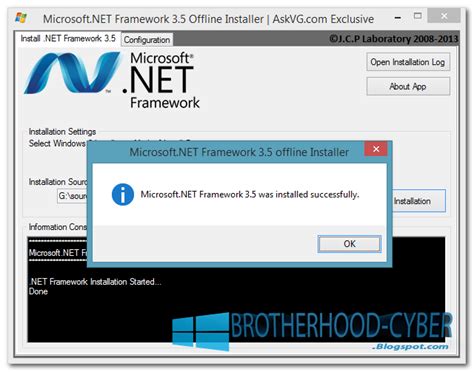 With windows 8/10,.net framework 4.5 comes installed by default. Cara Install .NET Framework 3.5 Offline di Windows 8 dan 8 ...