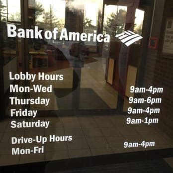 This includes branch operating hours, call centre servicing hours and other information such as cutoff times for deposits and payments. Bank of America - Banks & Credit Unions - 80 Chestnut ...