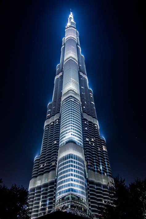 Burj Khalifa Von Dubai Architecture Burj Khalifa Skyscraper