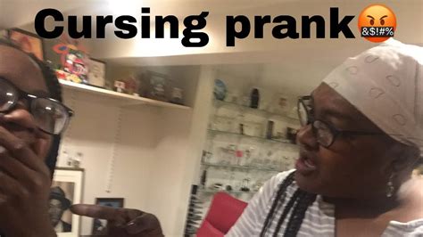 cursing prank on auntie 🤷🏾‍♀️ youtube