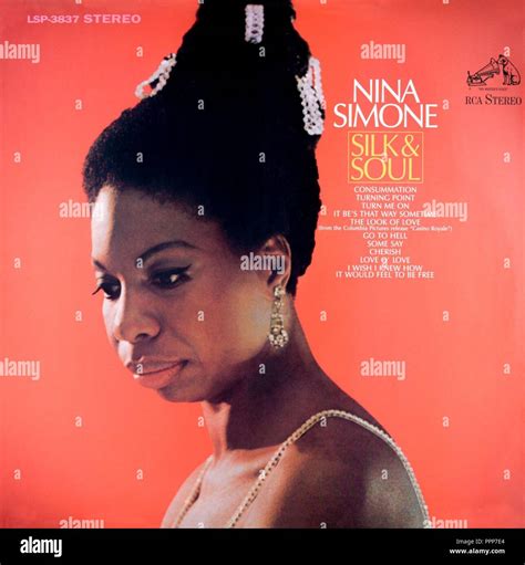 Cover Of The Album Silk And Soul Of Nina Simone Released In 1967 Stock