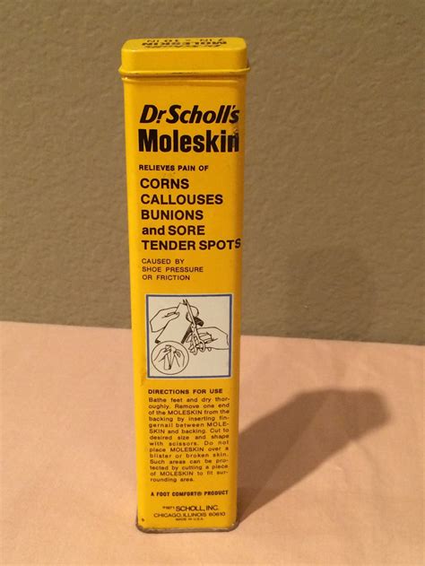Dr Scholl S Moleskin Adhesive Cushioning Collector Etsy