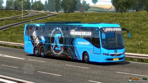 Indian Murahara Travels Skin Pack For Volvo B11r By Bmi Premium Blue