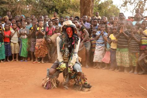 Malawi Traditional Nyau Dancer Dietmar Temps Photography