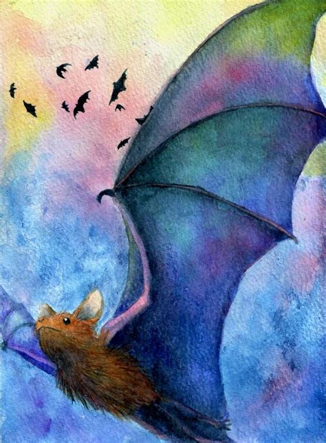 Bat Of Many Hues Night Owl8 On Deviantart Bat Art Artwork Bat