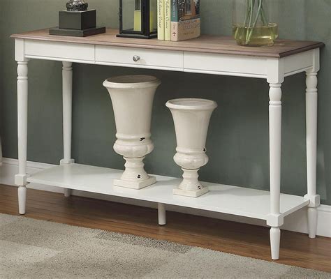 Convenience Concepts French Country Console Table With Drawer And Shelf