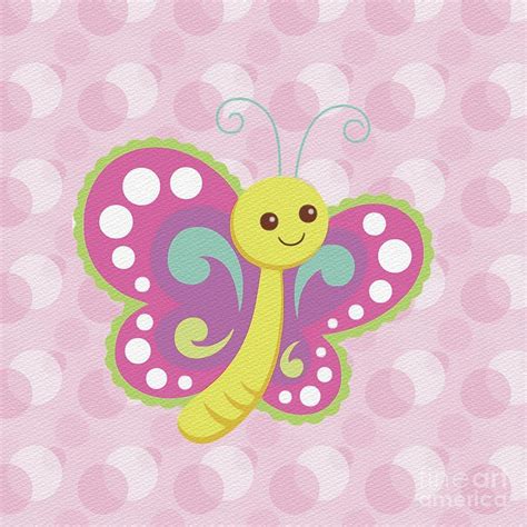 You can turn your lovely bat into an: Kawaii Cute Butterfly Painting by Esoterica Art Agency