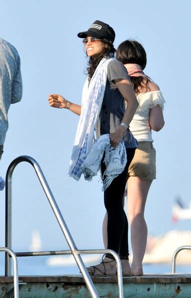 Michelle Rodriguez On A Yacht In Saint Tropez May 22 2011 Michelle