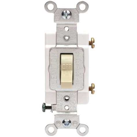 Leviton Csb1 20i 20 Amp 120 Volt277 Volt Toggle Single Pole Ac Quiet