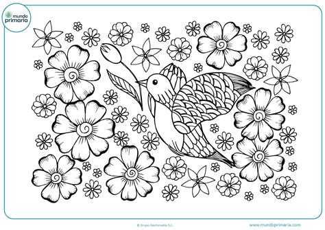Dibujos de Flores para Colorear Bonitas y Fáciles de Pintar 2023