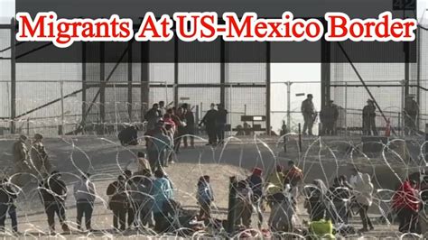 officials brace for continued surge of migrants at us mexico border world news english youtube