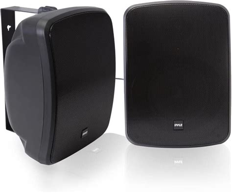 Pyle Bluetooth Dual 65 Wall Mount Marine Speakers Active