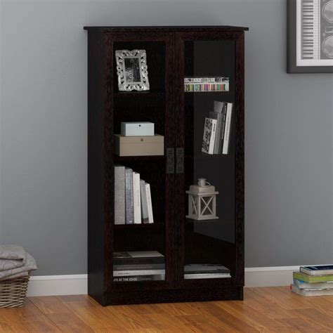 Cool contemporary furniture at great prices. Gatewood Standard Bookcase | Bookcase with glass doors ...
