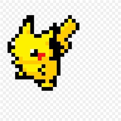Picachu Pixel Art With Grid Easy Pikachu Pixel Dibujos Pokemon Punto