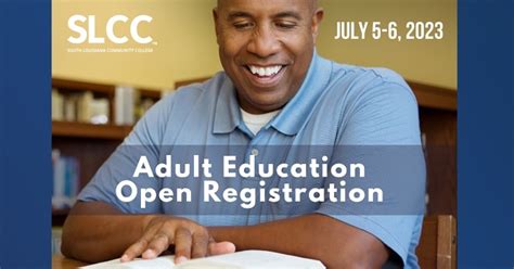 Slccs Adult Education Program To Host Open Registration