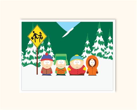 South Park South Park Poster South Park Print Home Etsy