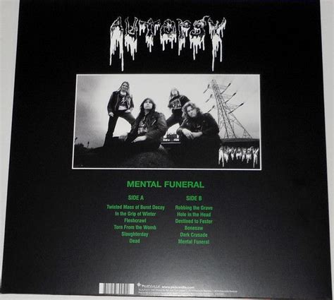 Autopsy Mental Funeral Lp Brazilian Ritual Records