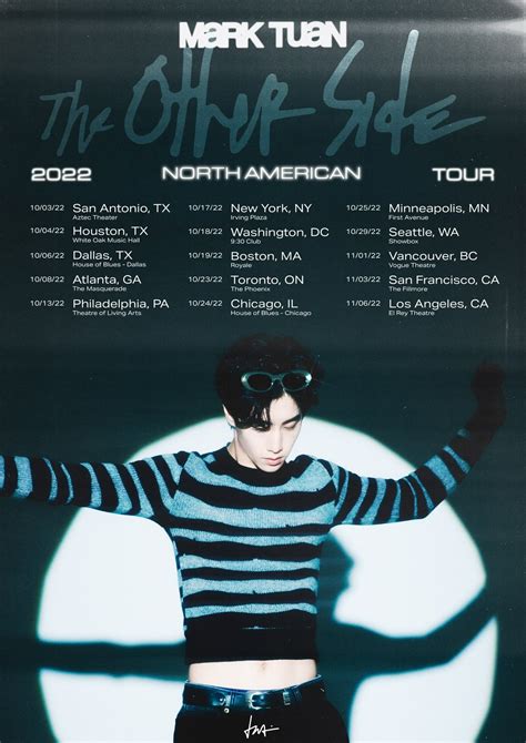 Got7 Mark Tuan S 2022 The Other Side North American Tour Cities And Ticket Details Kpopmap