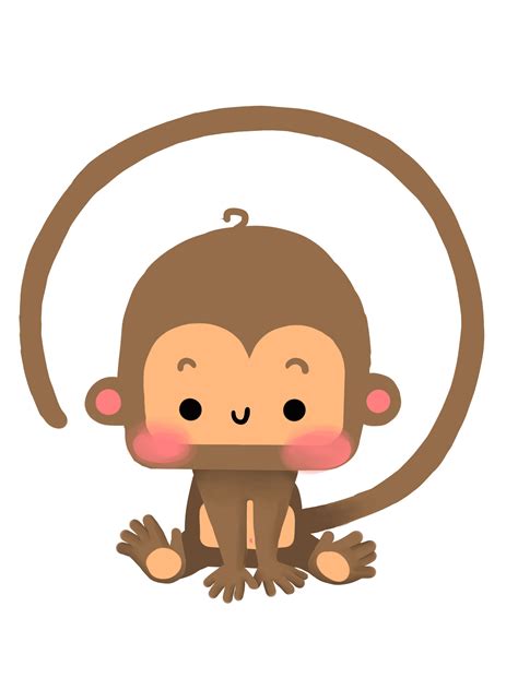 Cute Monkey Monkey Illustration Monkey Art Cute Drawings