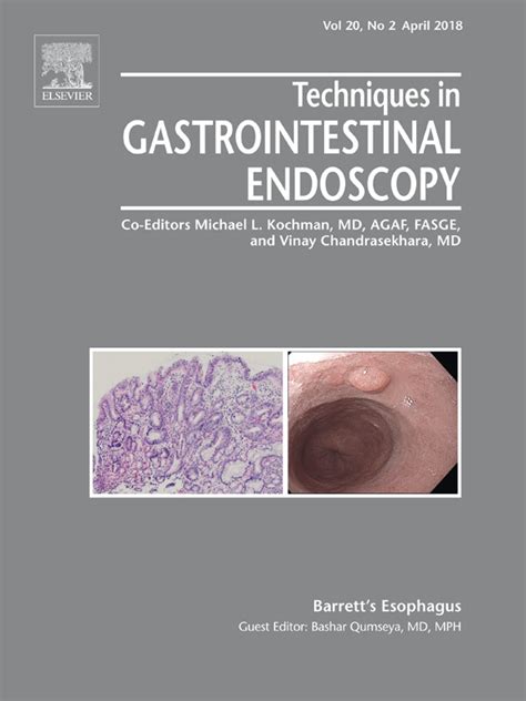 Table Of Contents Page Techniques And Innovations In Gastrointestinal