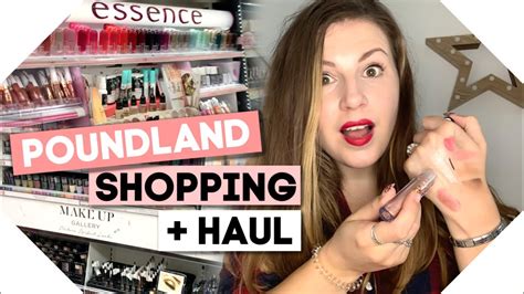 poundland makeup haul wilko essence shop with me youtube