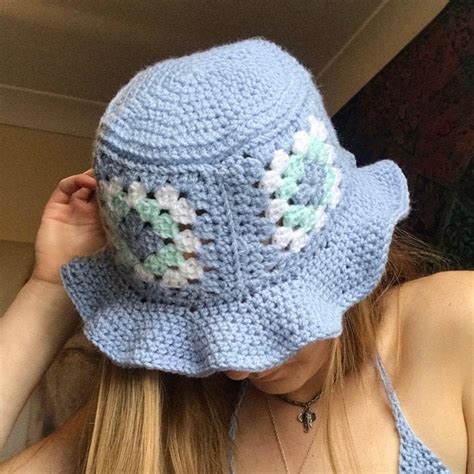 Crochet Bucket Hat Handmade Crochet Hat Festival Hat Etsy
