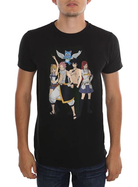 Fairy Tail Group T Shirt Types Of T Shirts Shirts Clothes