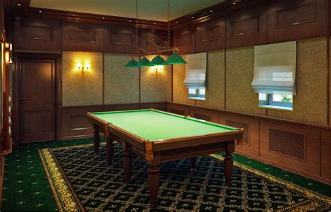 Billiard Room With Luxury Design For Awesome And Fabulous Billiard Room Inspiring Design Ideas