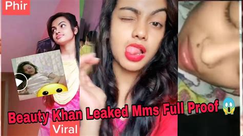 Omg Tiktok 🌟 Beauty Khan Viral Mms Reality Mms Full Video Link