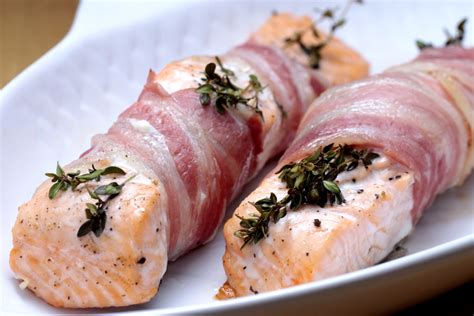 Quick Kitchen Notes Bacon Wrapped Salmon