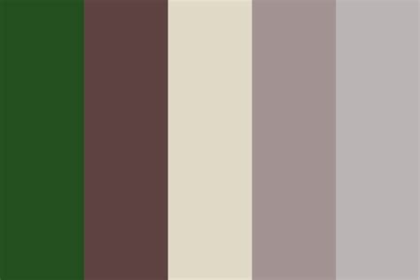 Dark Green And Neutral Color Palette