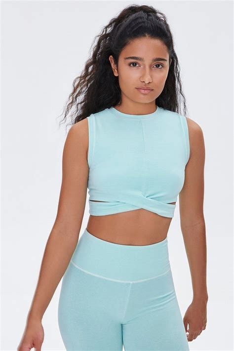 Active Crisscross Crop Top Forever Crop Tops Athletic Crop Top Forever Tops