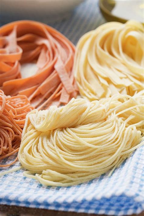 Various Types Of Home Made Pasta Photograph By Foodcollection Fine