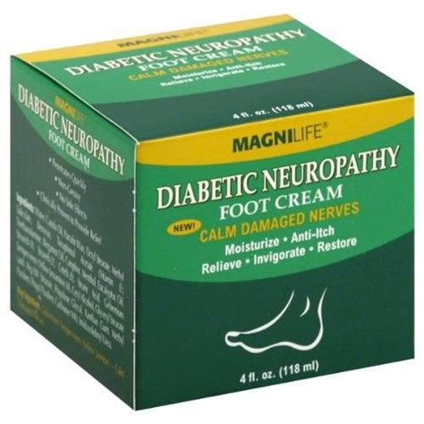 Magni Life Magnilife Diabetic Neuropathy Foot Cream 4 Fl Oz 118 Ml