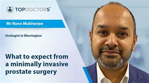 What To Expect From A Minimally Invasive Prostate Surgery Online Interview Youtube