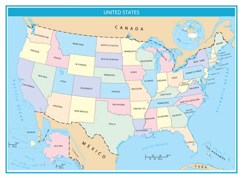 Map Of The United States United States Map Geography