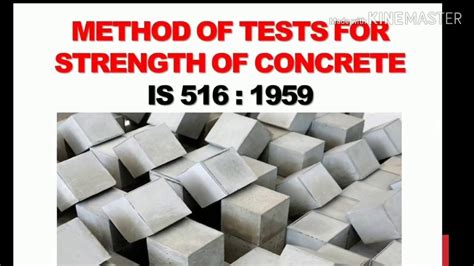 Concrete Cube Test Method Or Compressive Strength Test Of Concrete