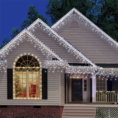 Holiday Time Led High Density 200 Count Icicle Christmas Lights With