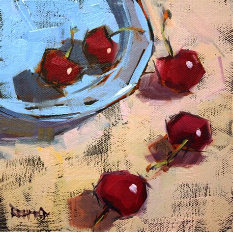 Let S Just Enjoy These Cherries Sold Daily Painting Acrylic