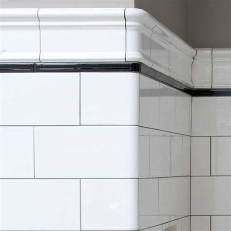 Flat Edge Tile Classic Subway Tile Tile Moldings Accessories Bathroom Wall Tile Tiles